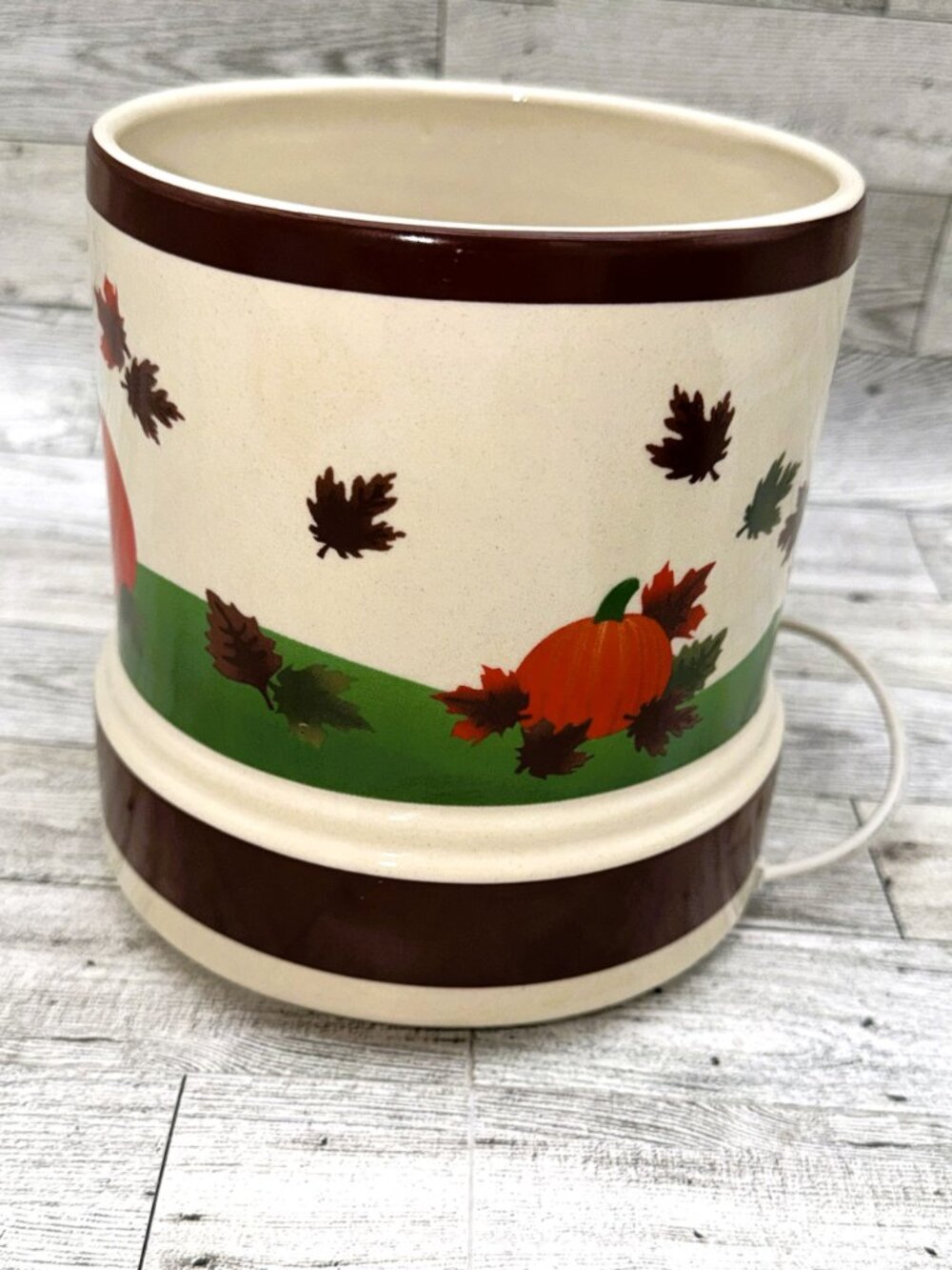 Electric Jar Candle Warmer, Fall Pumpkin - tested/works